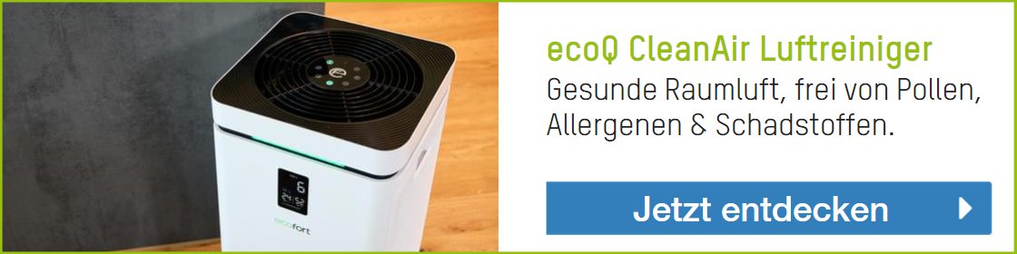 ecoQ CleanAir Luftreiniger bei ecofort