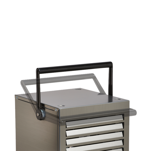 Aerial AD 520 Luftentfeuchter für beheizte Räume bis 90 m² mit mobilem Design und effizienten Betrieb.