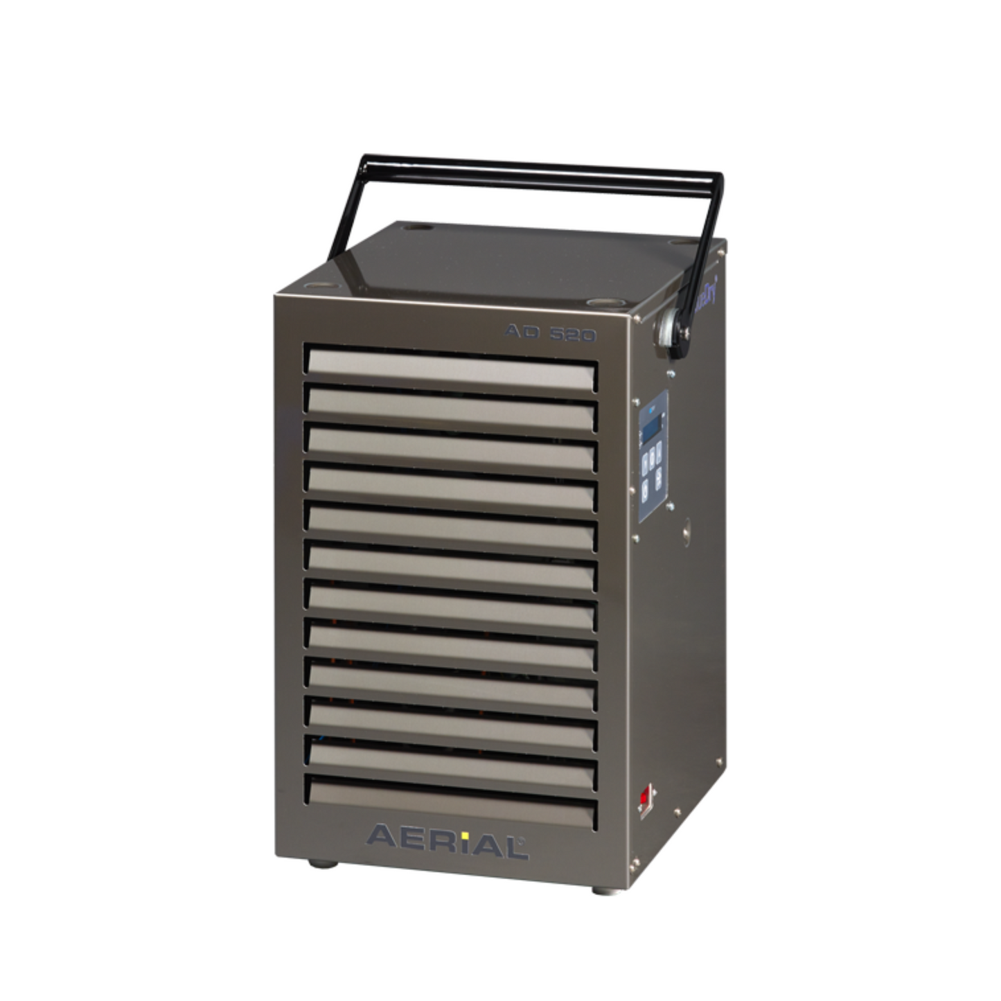 Aerial AD 520 Luftentfeuchter für Räume bis 90 m², mobil, geeignet für Temperaturen von 10 bis 32 °C.