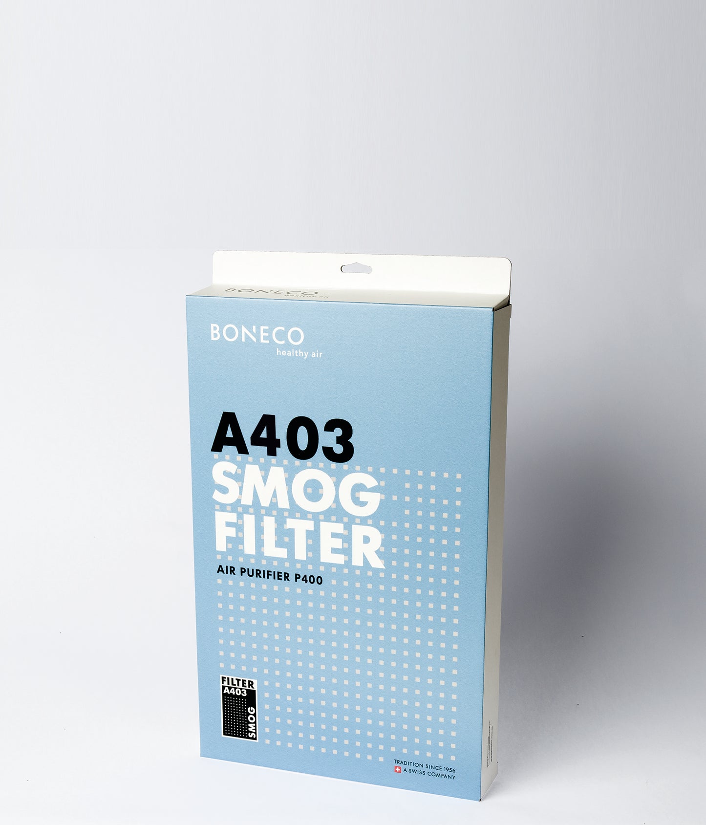 Boneco P400 A403 Smog Filter zur Luftreinigung von Allergenen und Staub.