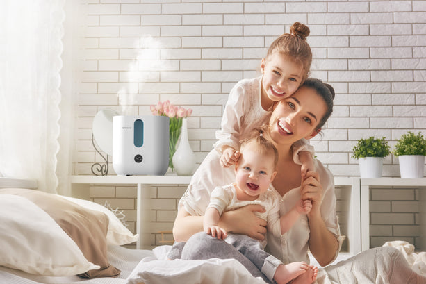 Boneco U350 Ultraschall-Luftbefeuchter mit Duftfach und 5 l Wassertank für optimales Raumklima.