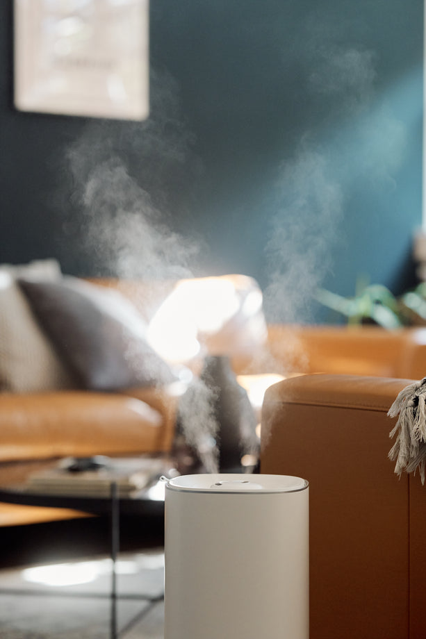 ecoQ HumidAir U400+ Luftbefeuchter mit 3 Betriebsstufen und Ultraschall-Technologie für gesunde Raumluft.