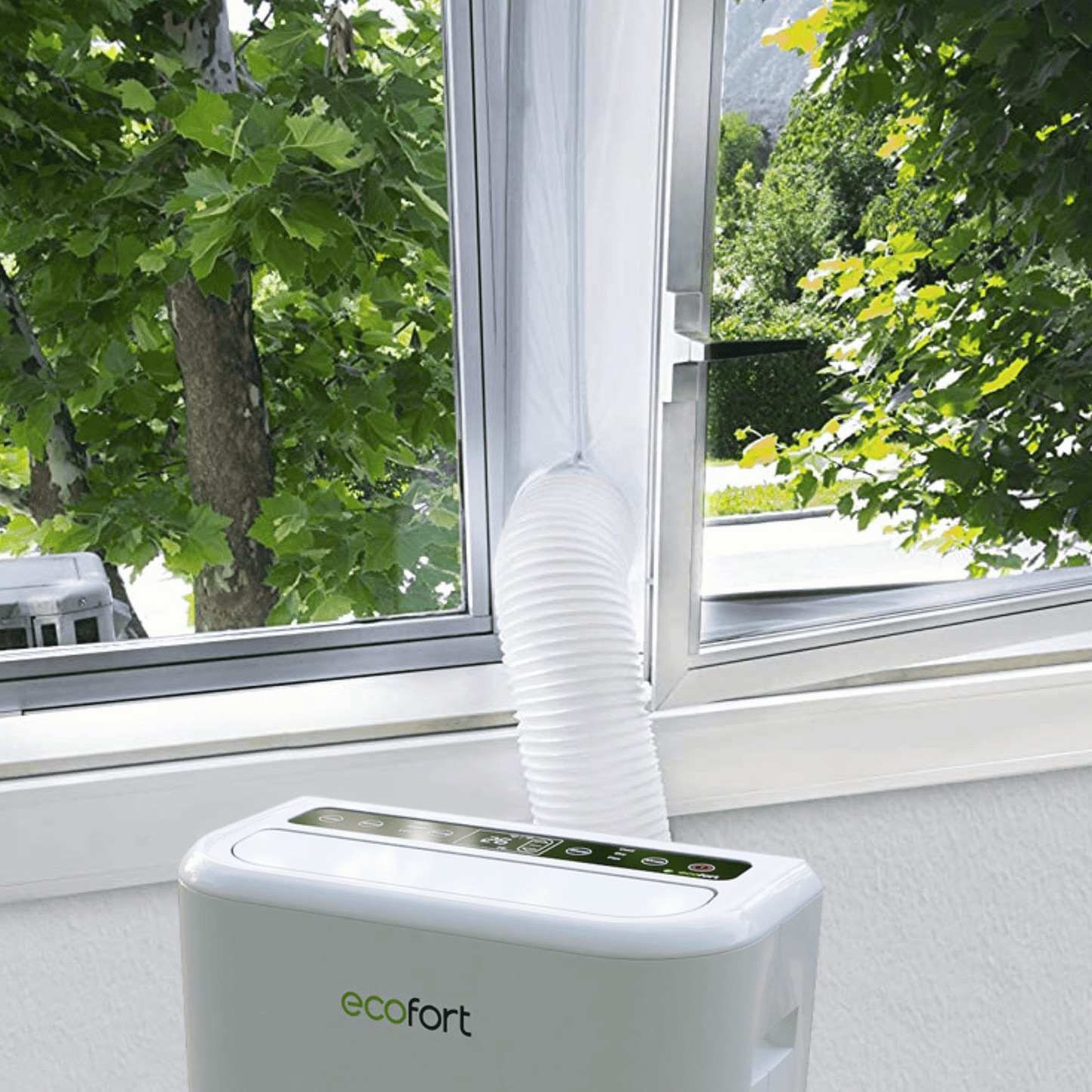 ecoQ Hot Air Stop - Isolierhülle mit Reissverschluss, hält Wärme und Mücken fern, ideal für Abluftschläuche.