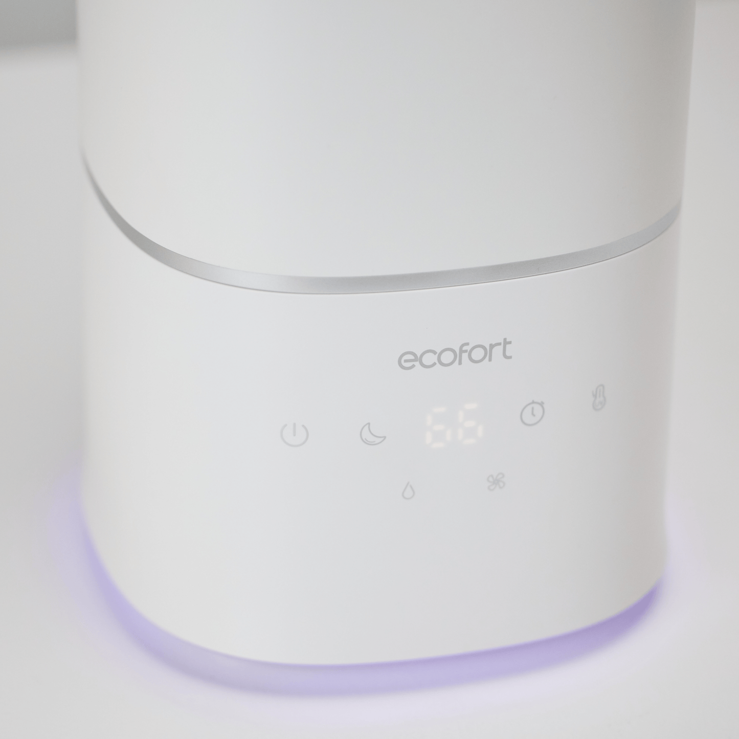 ecoQ HumidAir U400+ Luftbefeuchter mit Ultraschall-Technologie, 3 Stufen, Hygrostat und Wi-Fi Steuerung.