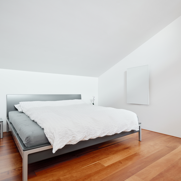 ecoheat Basic Infrarotheizung 600 W, platzsparend, ultraflaches Design, geeignet für Wandmontage.