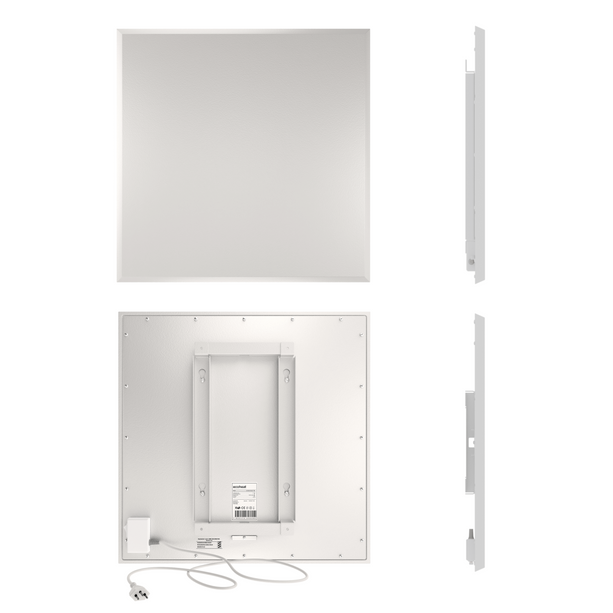 Infrarot Heizung ecoheat Classic 450 an der Decke installiert, energiesparend und wartungsfrei.