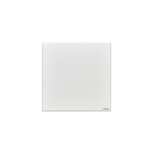 Infrarotheizung ecoheat Classic 450, Wandmontage, ultra-flaches Design, 450 Watt Heizleistung, IP44 Schutz.