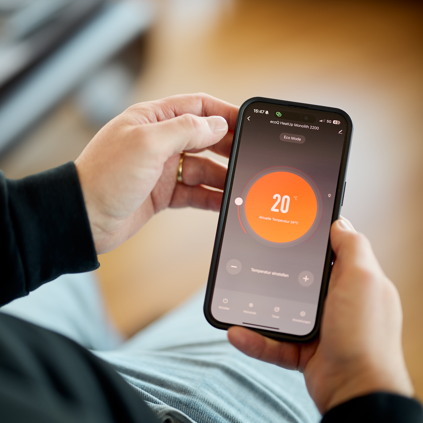 Schlankes, modernes Design mit leiser Betriebsweise für Wohn- und Arbeitsräume