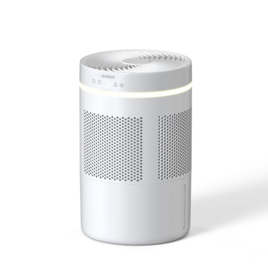 ecoQ HumidAir E300+ Luftbefeuchter für Räume bis 40 m² – ultra-leise mit waschbarem Filter für gesunde Raumluft