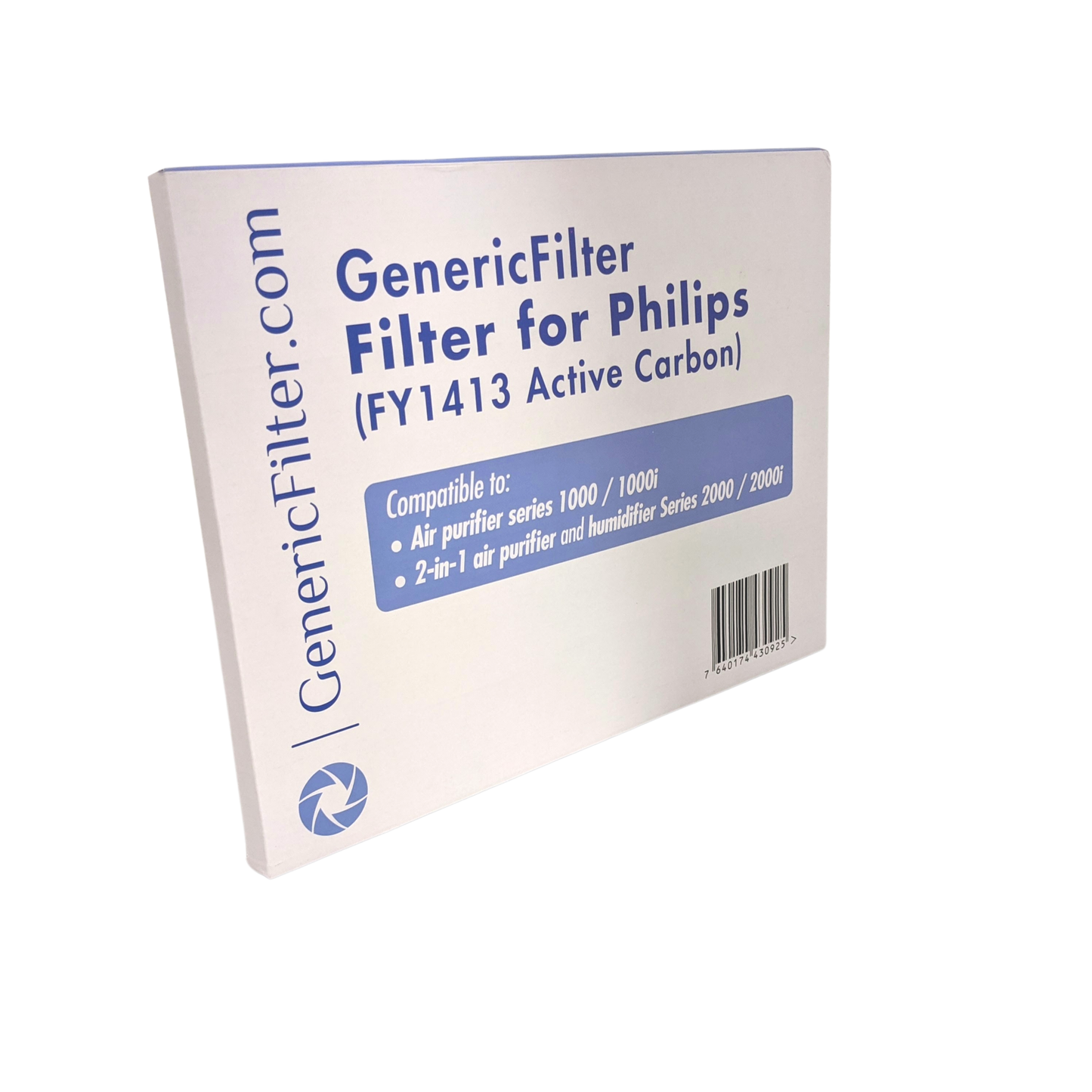 Ersatzfilter für Philips Luftreiniger FY1413, Aktivkohlefilter, passend zu Serie 1000 und 2000, GenericFilter.