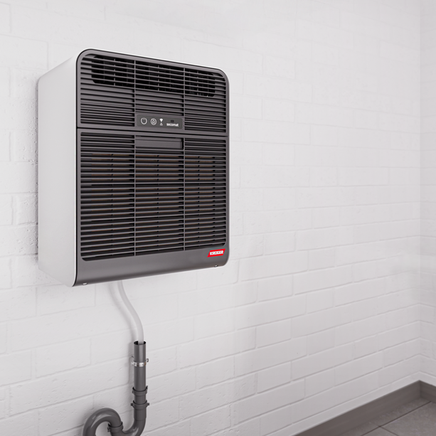 Der Secomat 8 in Anthrazit überzeugt mit Energieklasse A, smartem App-Zugang und robuster Leistung – perfekt für zentrale Waschräume.