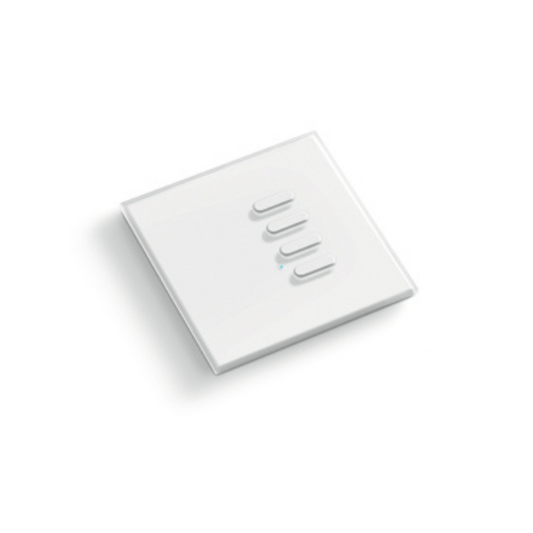 Wandsender für 2kW Dimmer von Teleco Automation in einer Aufputzmontage.