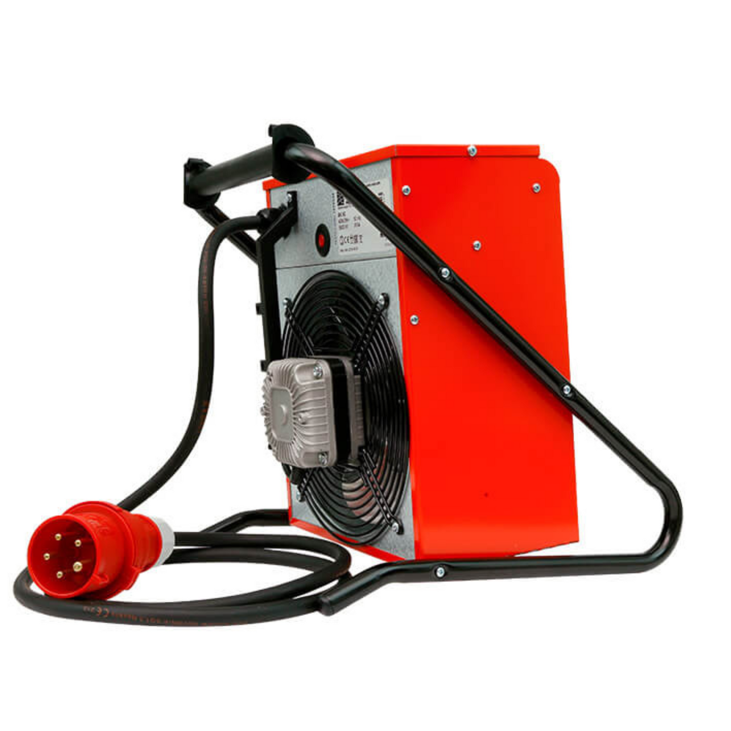 Veab BX 5E Heizlüfter, portabel, spritzwassergeschützt, 5000W Heizleistung, 400V Anschluss, Qualitätsprodukt aus Schweden.