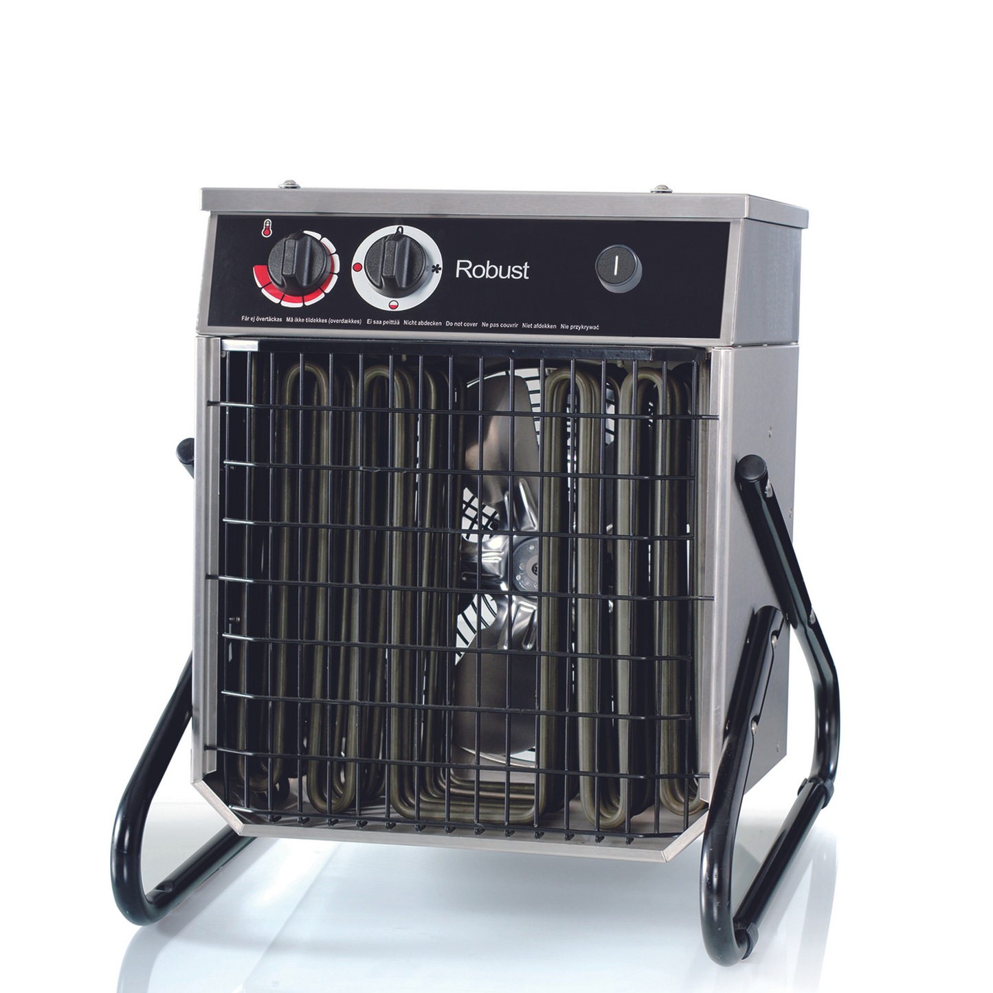 Veab Robust F 6000 W: Elektroheizer für feuergefährdete Zonen. Speziell geprüft, robust gebaut und zuverlässig – ideal für sensible Industrieumgebungen.