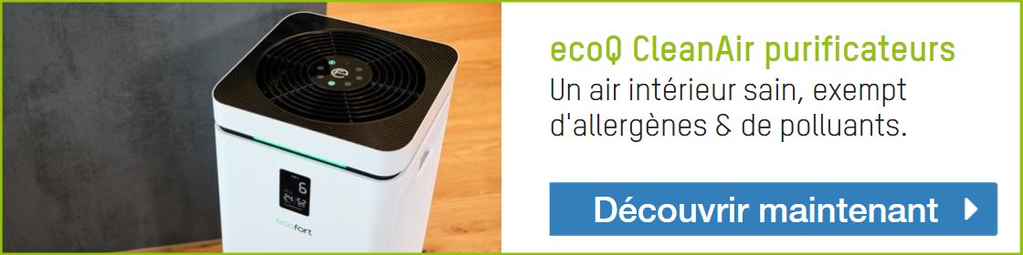 ecoQ CleanAir purificateurs d'air