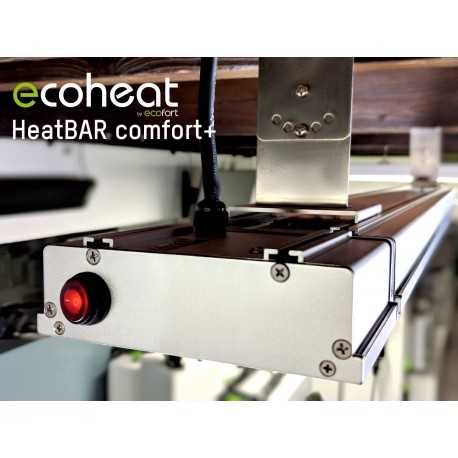 ecoheat HeatBar comfort+ radiateur sombre