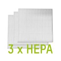 Filtre HEPA (3 pièces) pour ecofort ecoQ 9L steady