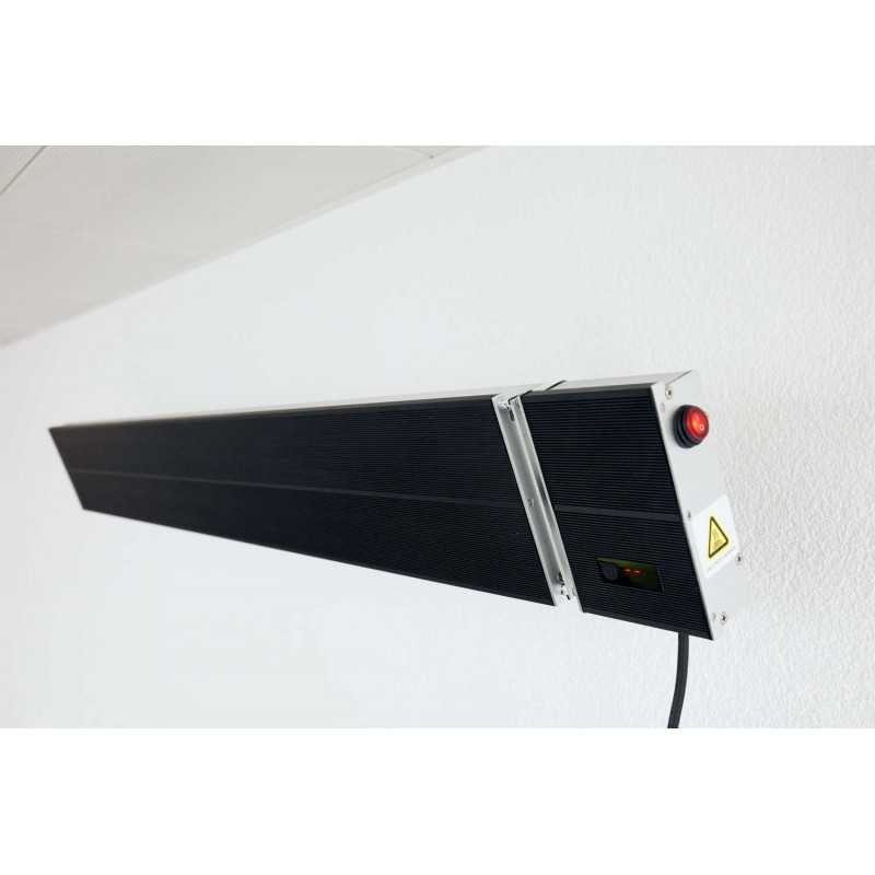 Installation de chauffage d'atelier de garage - Herschel Infrarouge