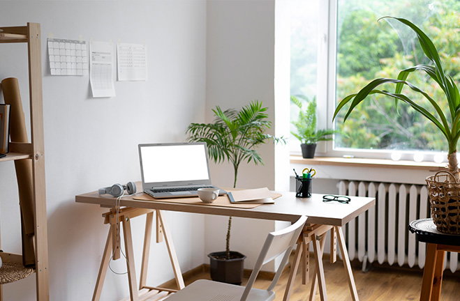 Homeoffice mit gutem Raumklima gestalten
