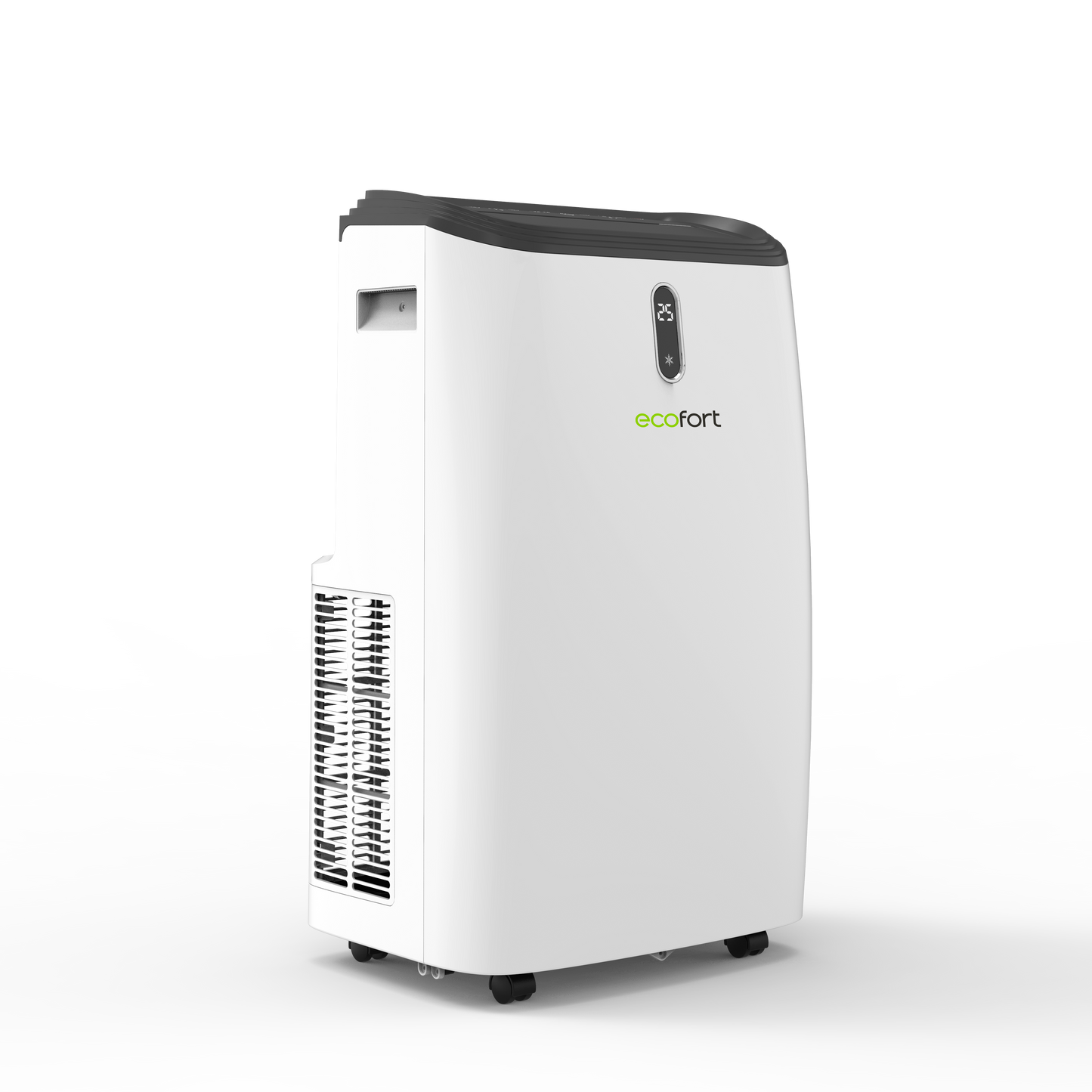 ecoQ CoolAir 12+ mobiles Klimagerät mit Wi-Fi Steuerung, energieeffizient, geeignet für Räume bis 35 m².