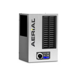 Luftentfeuchter Aerial AD 110P mit wandmontierbarem Design und waschbarem Luftfilter für trockene Räume.