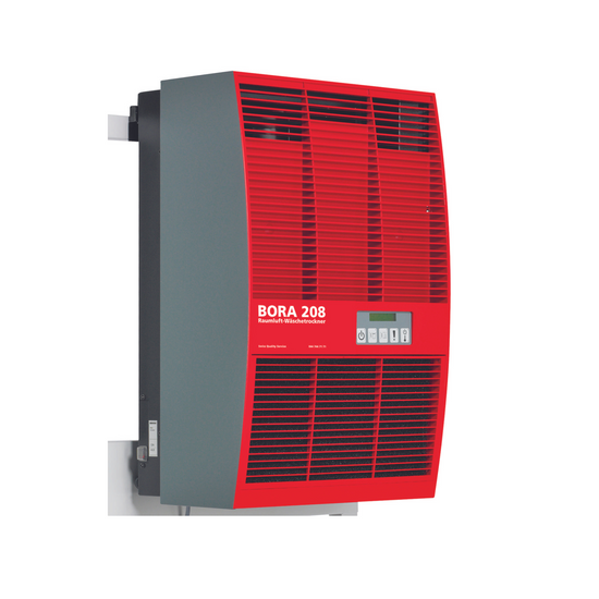 Wandmontierbarer Trockner Bora 208 von Roth-Kippe, geeignet für Räume bis 20 m² ohne Heizung.