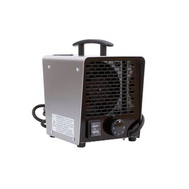 Veab KX 2 Heizlüfter mit einem Traggriff und IP 21 Schutzklasse für sicheren Betrieb in Innenräumen.