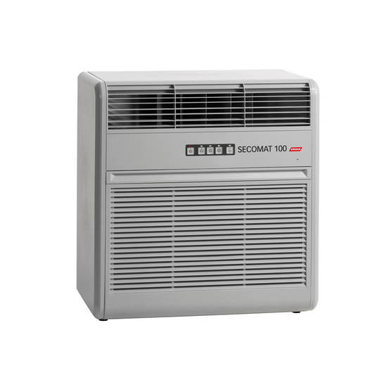 Secomat 100 Wand Wäschetrockner mit einfacher Bedienung, geeignet für Räume bis 20 m².