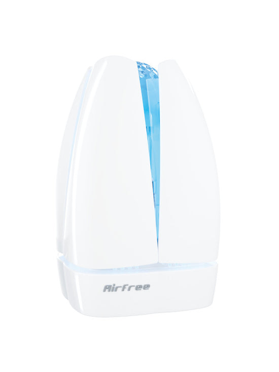 Airfree Lotus in Weiss, geräuschloser Luftreiniger für Allergiker, geeignet für Räume bis 60 m².