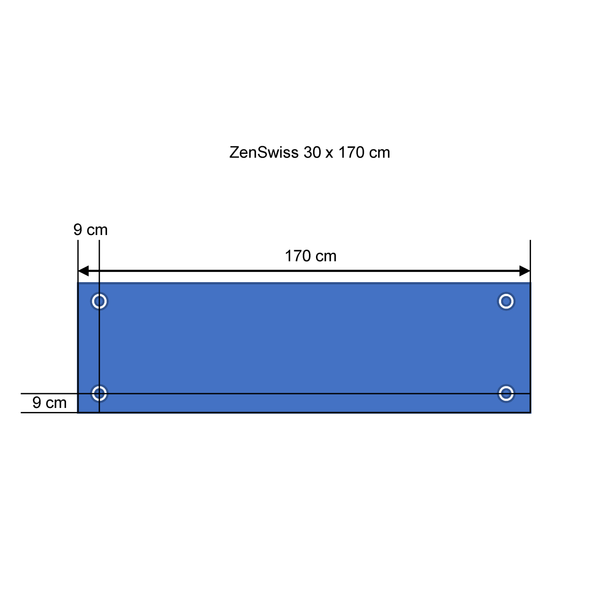 ZenSwiss 400W Infrarotheizung in Matt Weiss: Extra schmal, modern und energieeffizient. Perfekt für lange Wandflächen und gezielte Wärmeverteilung.