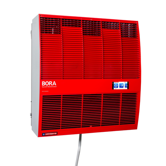 Bora 420H Wand-Wäschetrockner von Roth-Kippe für Räume bis 50 m² mit zuschaltbarer Heizung.