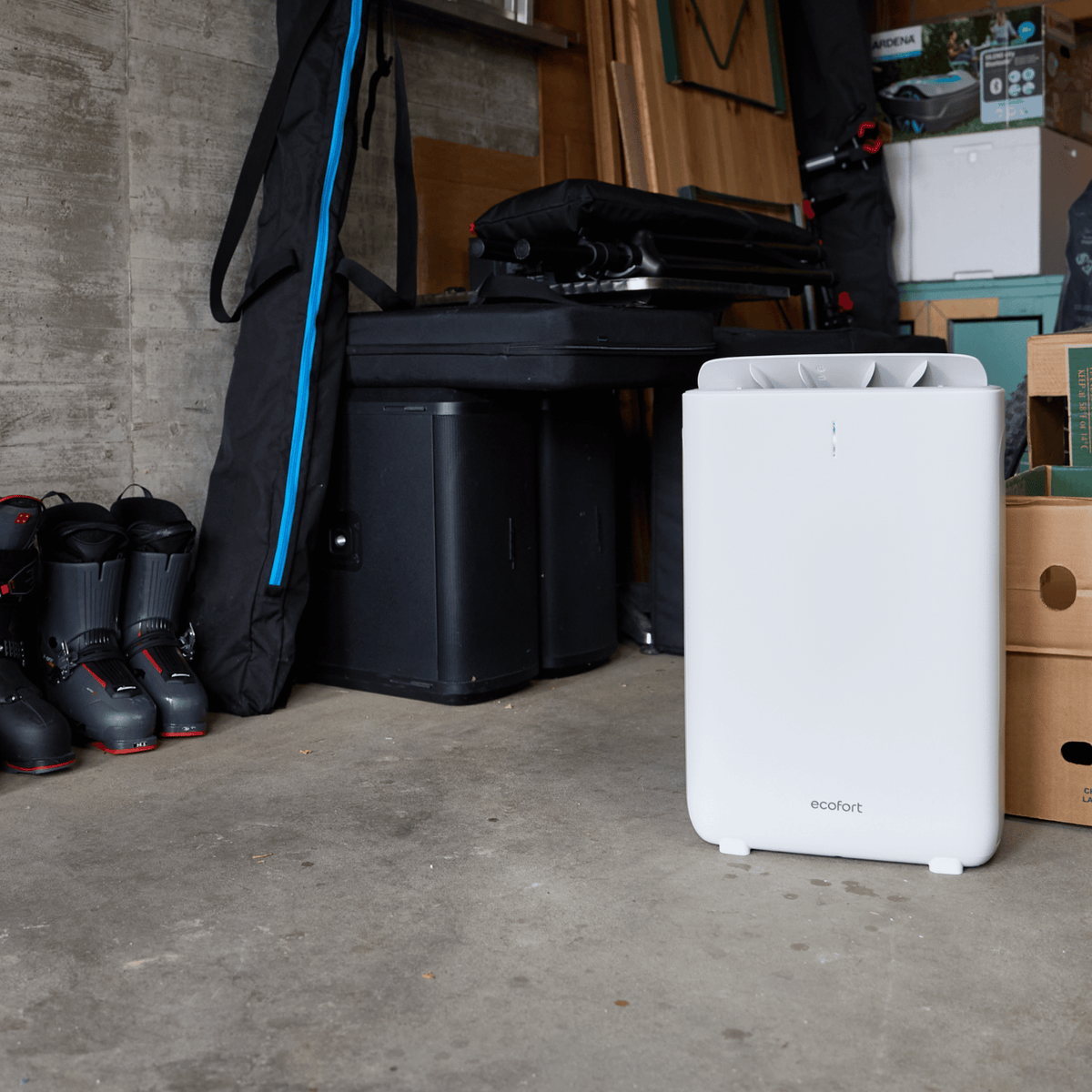 ecoQ DryAir Alpin für Keller, Wohnraum und Waschküche