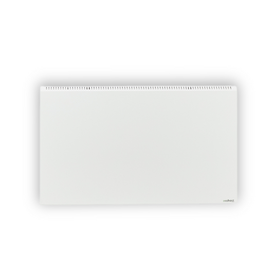 ecoheat Hybrid-T 1000 Wandheizung mit Infrarot- und Konvektionsheizung, ökologisch und effizient für Räume bis 10 m².
