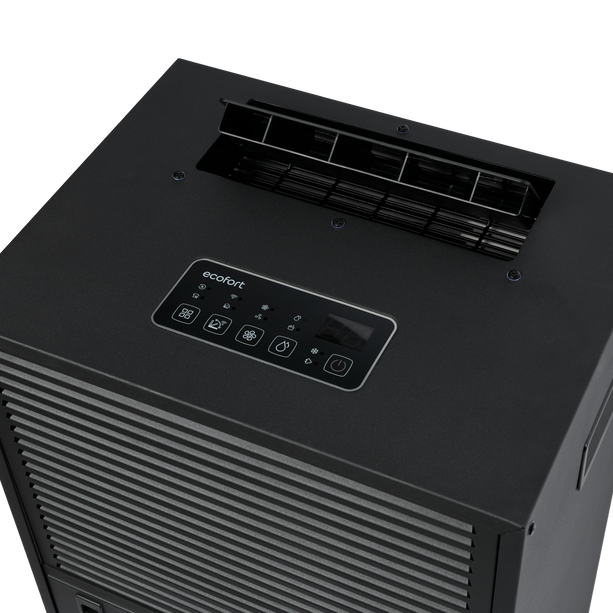 ecodry Neptun XP Black Bedienfeld mit Display und Steuerung