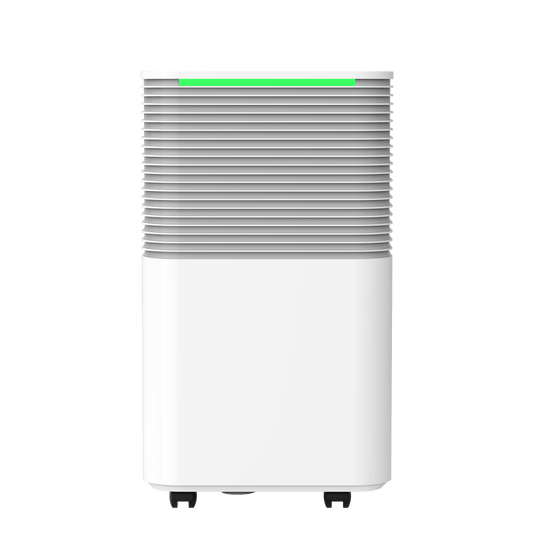 ecoQ DryAir 12L Essential: Kompakt, leise & effizient. Der ideale Luftentfeuchter für Räume bis 30 m² – einfach zu bedienen und besonders energiesparend.