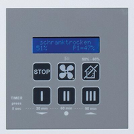 Wand-Wäschetrockner Aerial WT 230 für bis zu 20 m² mit automatischer Nachtrocknung und Heissgas-Abtauung.