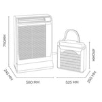 Mobile Split-Klimaanlage Argo Ulisse 13 DCI eco in modernem Design für Räume bis zu 40 m².