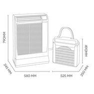 Mobile Split-Klimaanlage Argo Ulisse 13 DCI eco in modernem Design für Räume bis zu 40 m².