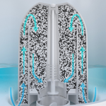 Boneco A250 Aqua Pro Entkalkungspatrone zur Reduktion der Wasserhärte und Verbesserung der Wasserqualität.