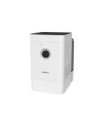 Boneco H400 Hybrid Luftbefeuchter und Luftreiniger im kompakten Design, einfache Bedienung per Knopfdruck.