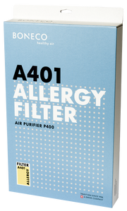 Boneco P400 A401 Allergy Filter zur effektiven Luftreinigung gegen Allergene, Staub und Bakterien.