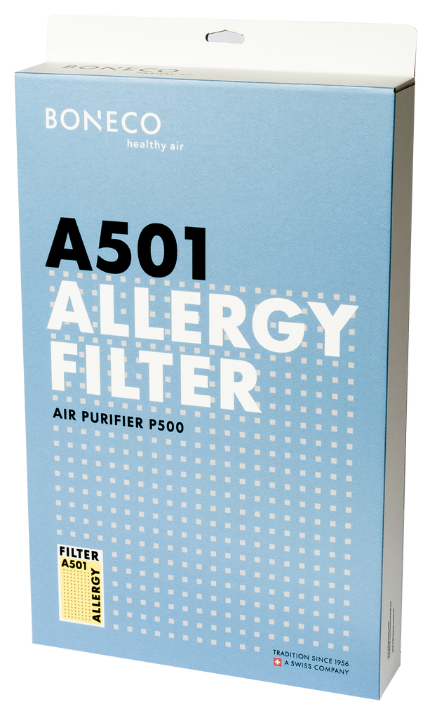 Boneco P500 A501 Allergie Filter zur Luftreinigung gegen Allergene, Staub und schädliche Gase.