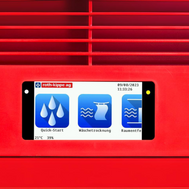 Bora 410 Wäschetrockner von Roth-Kippe mit Touchscreen und energiesparender Wärmepumpentechnologie.