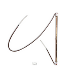 Burda Infrarotröhren Ersatzröhren LG2001V für Infrarotstrahler, Bruttogewicht 1 kg