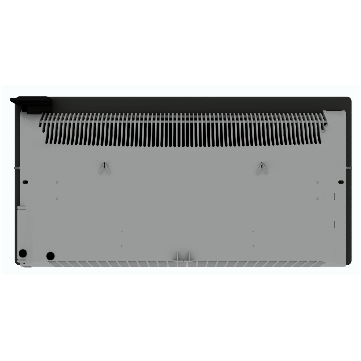 Hybridheizung Climastar Avant Touch in Dark Natura mit 2000 W Heizleistung, 50 x 100 cm, Wandmontage.
