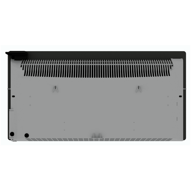 Hybridheizung Climastar Avant Touch in Dark Natura mit 2000 W Heizleistung, 50 x 100 cm, Wandmontage.