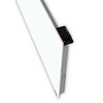 Climastar Avant Touch 2000 W Hybridheizung in Weiss mit 50 x 100 cm und Steinoberfläche.