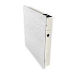 Climastar Avant WiFi 800 W Hybridheizung 50x50 cm mit Steinoberfläche und energieeffizienten Funktionen.