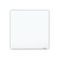 Climastar Avant WiFi Heizpanel 800 W in Weiss mit Steinoberfläche, 50 x 50 cm, programmierbarem Thermostat.