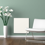 Climastar Avant WiFi Heizpanel 800 W in Steinoberfläche, Hybridheizung, 50 x 50 cm, programmierbarer Thermostat.